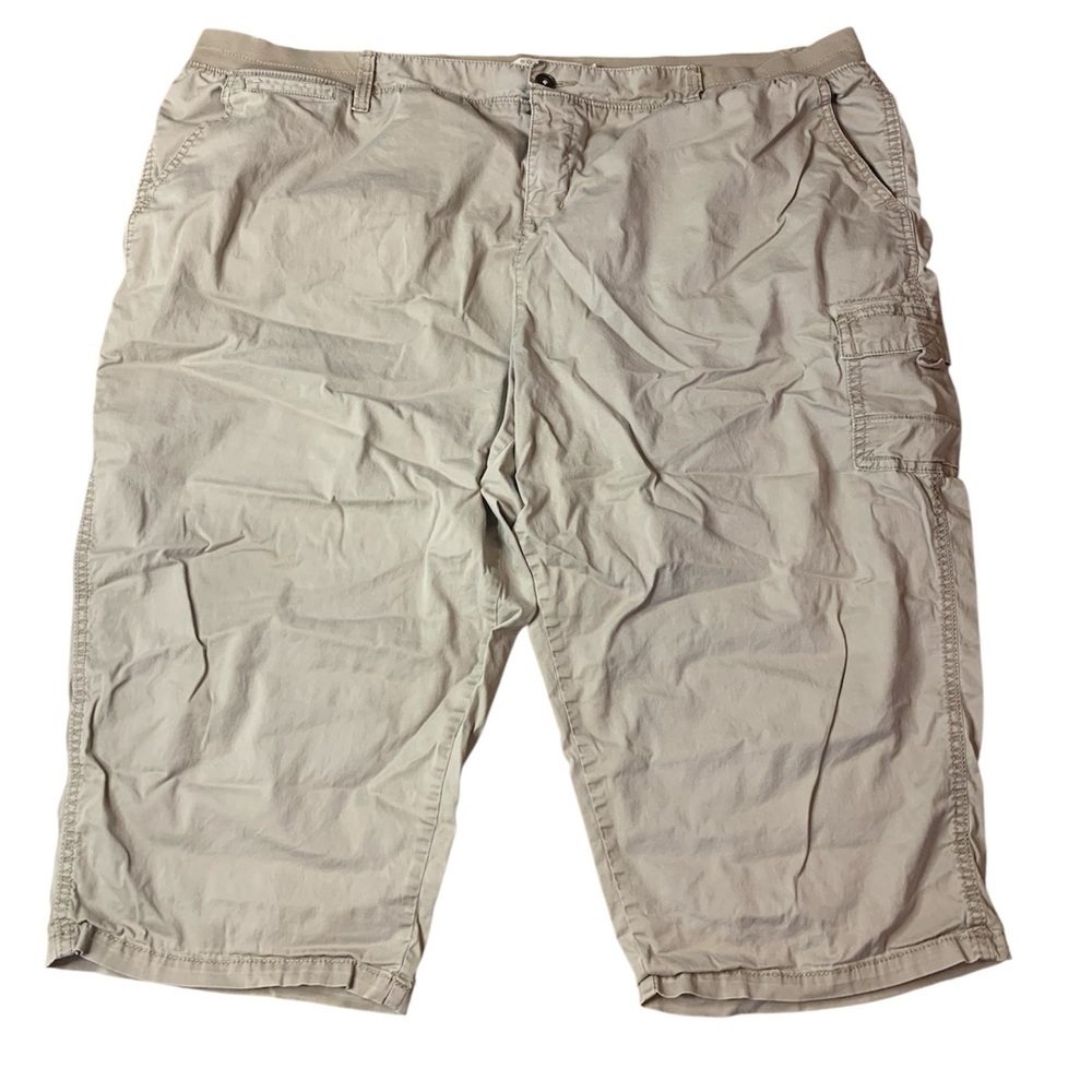 Sonoma Goods For Life Cargo Capris | Khaki Beige | Plus Size 24W